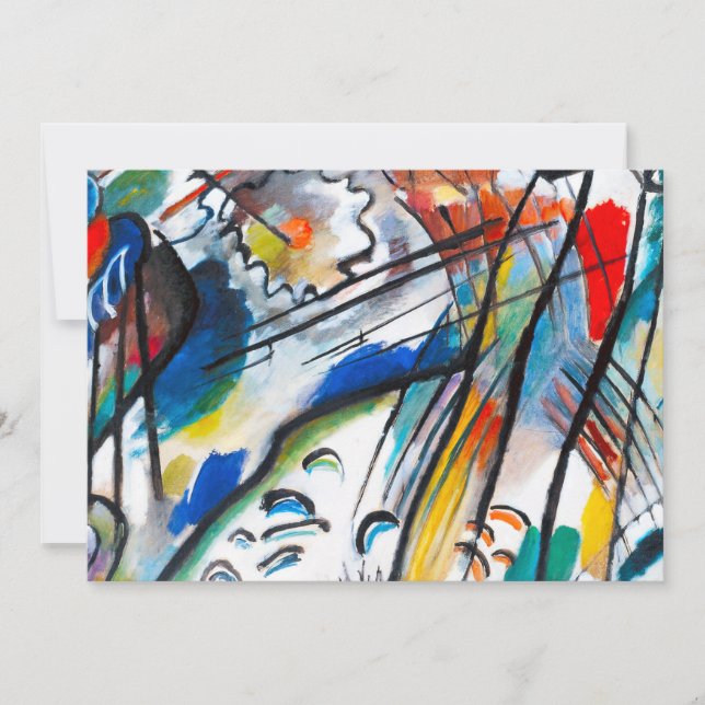 Kandinsky Improvisation 28 Einladungen (Vorderseite)