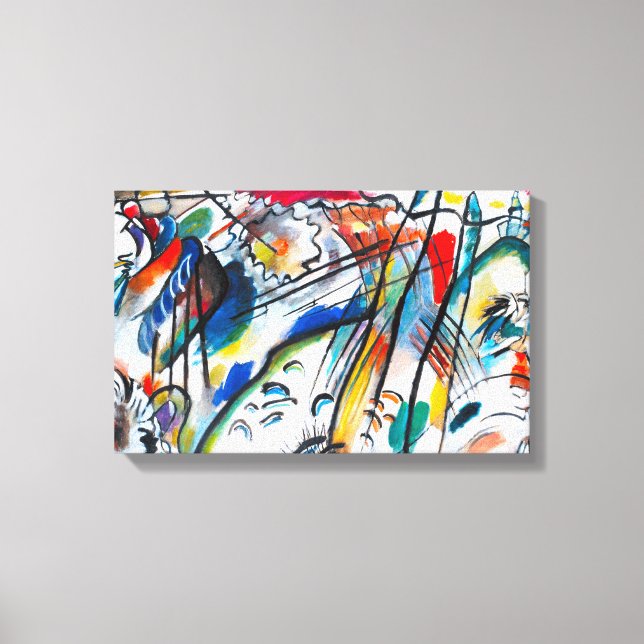 Kandinsky-Improvisation 28 Leinwanddruck (Vorderseite)
