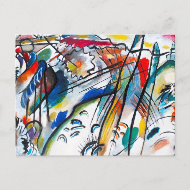Kandinsky Improvisation 28 Postkarte (Vorderseite)