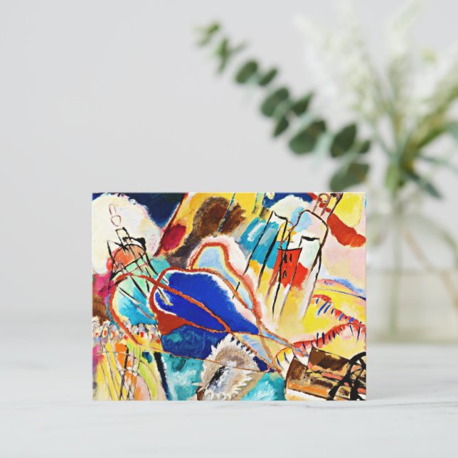Kandinsky - Improvisation 30 Postkarte (Stehend Vorderseite)
