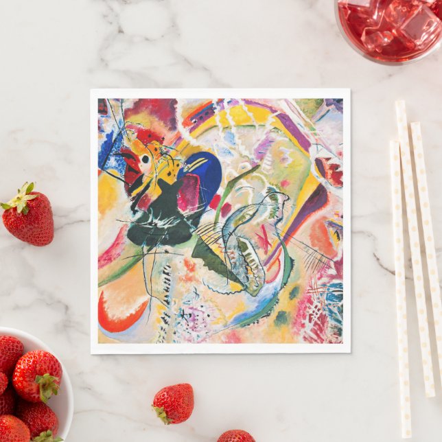 Kandinsky - Improvisation 35, Serviette (Beispiel)