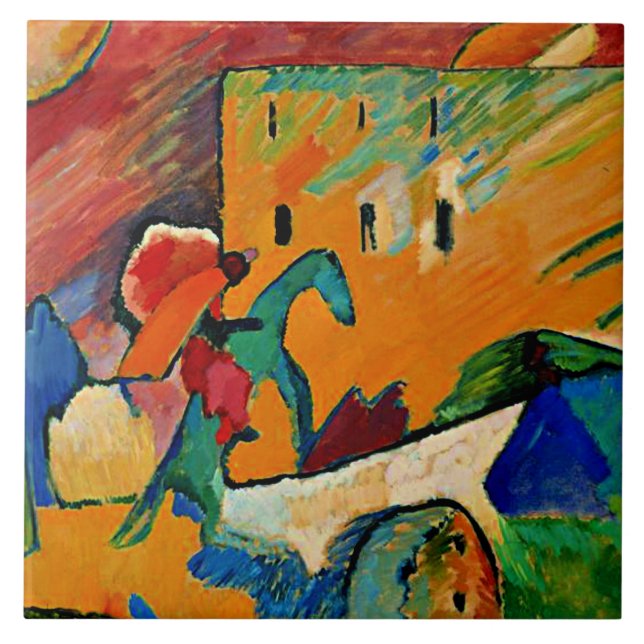 Kandinsky - Improvisation 3, Fliese (Vorderseite)
