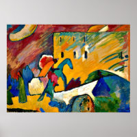 Kandinsky: Improvisation 3, Landschaftsmalerei