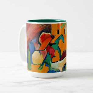 Kandinsky - Improvisation 3 Zweifarbige Tasse