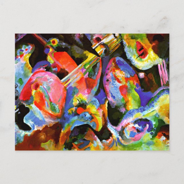 Kandinsky - Improvisation Deluge Postkarte (Vorderseite)