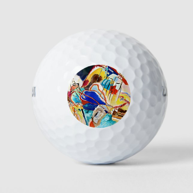 Kandinsky - Improvisation No. 30, Golfball (Vorderseite)