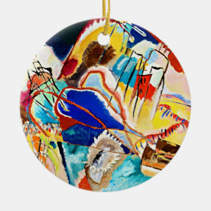 Kandinsky - Improvisation No. 30, Keramik Ornament