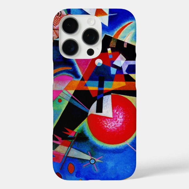 Kandinsky in Abstrakter Blauer Malerei Case-Mate iPhone Hülle (Rückseite)