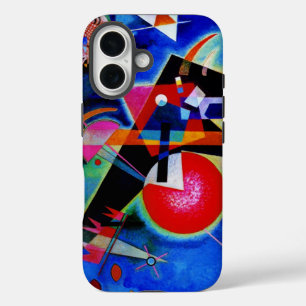 Kandinsky in Abstrakter Blauer Malerei iPhone 16 Hülle