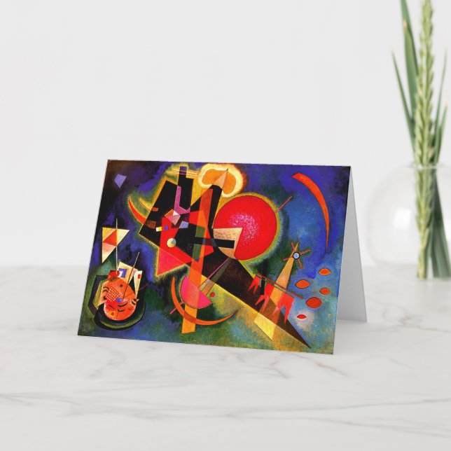 Kandinsky - In Blau, berühmte Kunstwerke Karte (Vorderseite)