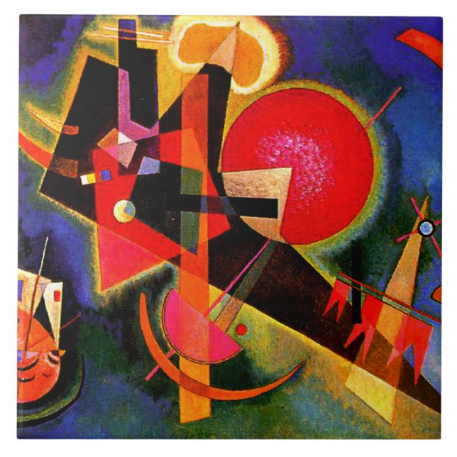 Kandinsky - in blau fliese (Vorderseite)