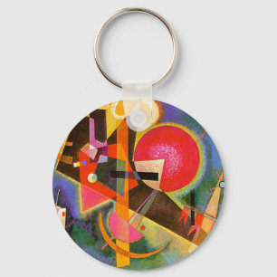 Kandinsky in der blauen Schlüsselkette Schlüsselanhänger