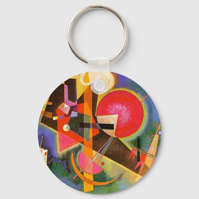 Kandinsky in der Blue Key Chain Schlüsselanhänger (Vorderseite)