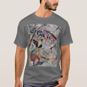 Kandinsky in grau Abstrakte Kunstwerke, dunkelgrau T-Shirt