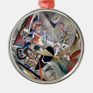 Kandinsky in grauer Abstrakter Kunst Ornament Aus Metall