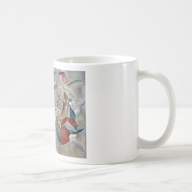 Kandinsky in grauer Abstrakter Kunst Tasse (Rechts)