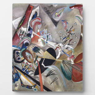 Kandinsky In Grey Abstract Artwork Fotoplatte