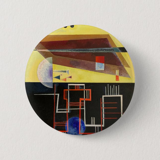 Kandinsky Inner Alliance Abstrakt Artwork Button (Vorderseite)