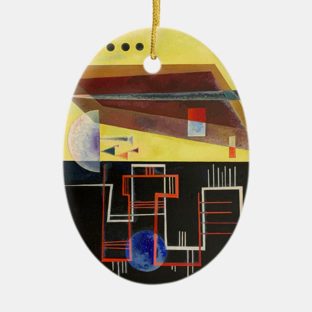Kandinsky Inner Alliance Abstrakt Artwork Keramik Ornament (Vorne)