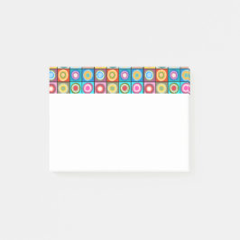 Kandinsky-Inspirierte Kreise Post-it Klebezettel