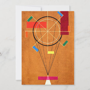 Kandinsky - Jolly, abstrakte Malerei, Karte