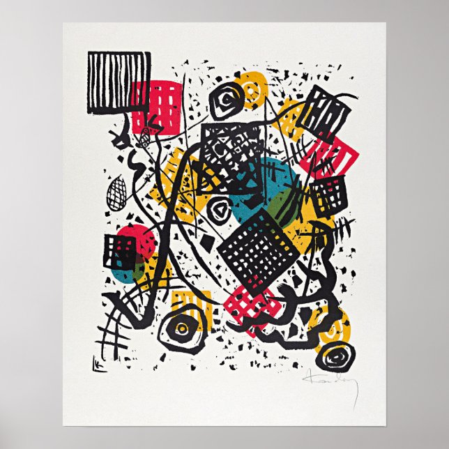 Kandinsky - Kleine Welten V, Poster (Vorne)