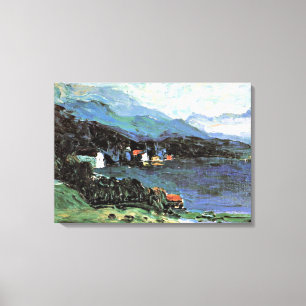 Kandinsky - Kochel, berühmtes Gemälde Leinwanddruck