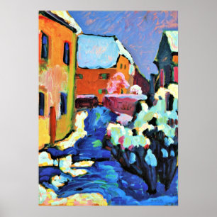 Kandinsky - Kochel, Friedhof und Rekord Poster