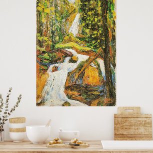 Kandinsky - Kochel: Wasserfall I, Poster