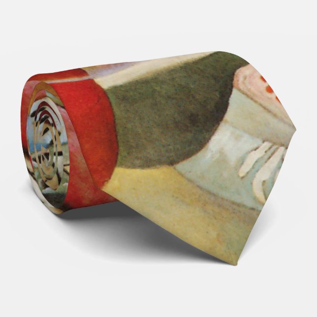 Kandinsky-Komposition Abstrakt Artwork Krawatte (Gerollt)