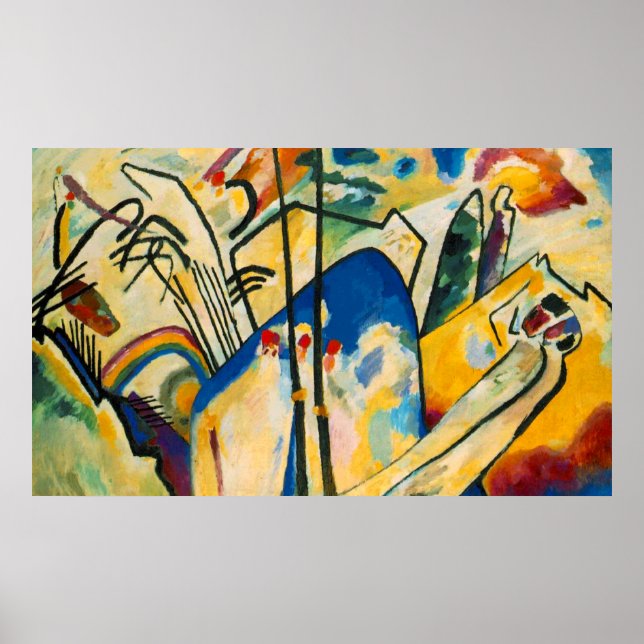 Kandinsky Komposition IV Malerposter Poster (Vorne)