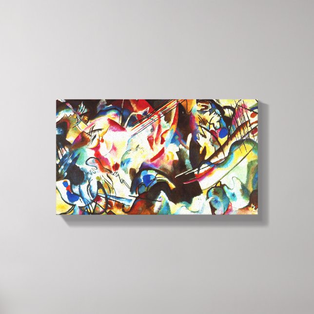 Kandinsky Komposition VI Canvas Print Leinwanddruck (Vorderseite)