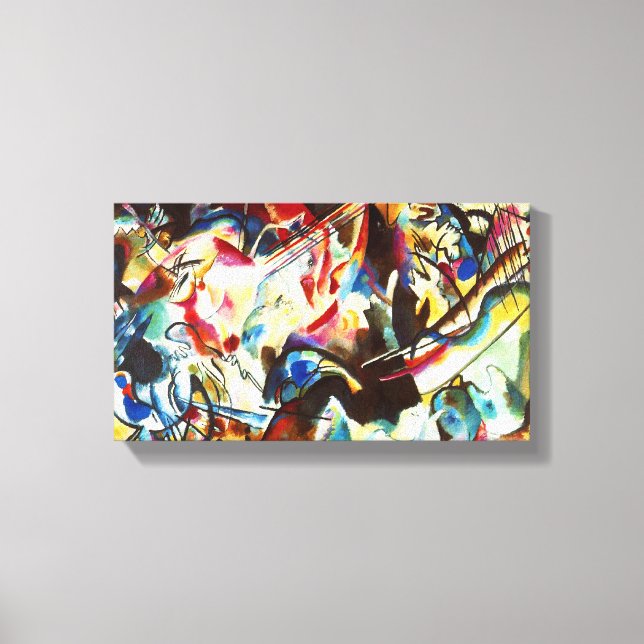 Kandinsky Komposition VI Canvas Print Leinwanddruck (Vorderseite)