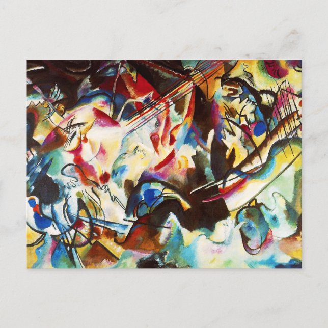 Kandinsky Komposition VI Postkarte (Vorderseite)