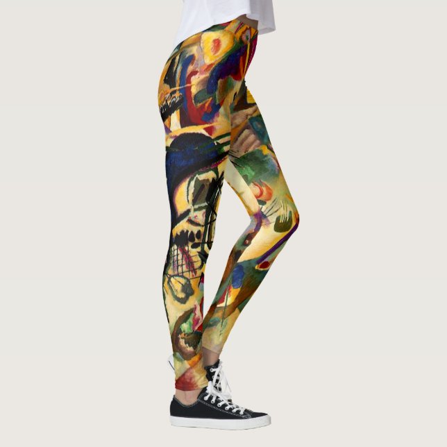 Kandinsky - Komposition VII Leggings (Rechts)