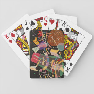 Kandinsky-Komposition X Abstrakt Spielkarten