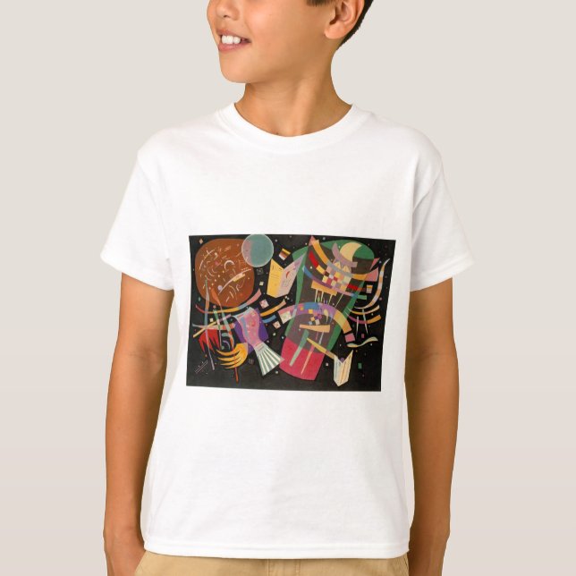 Kandinsky-Komposition X Abstrakt T-Shirt (Vorderseite)