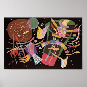 Kandinsky-Komposition X-Poster Poster
