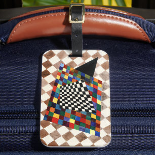 Kandinsky - Kontrollierte, farbenfrohe abstrakte M Gepäckanhänger