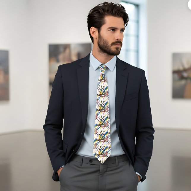 Kandinsky-Krawatte - Kleine Welten I Krawatte (Von Creator hochgeladen)