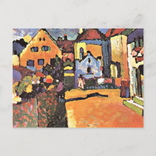 Kandinsky-Kunstwerk, Grungasse in Murnau, Postkarte