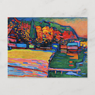 Kandinsky - Lago Starnberg Postcard Postkarte