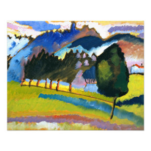 Kandinsky - Landschaft mit Hügeln Fotodruck