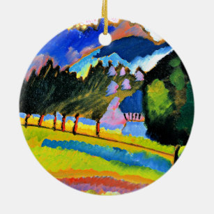 Kandinsky - Landschaft mit Hügeln Keramik Ornament