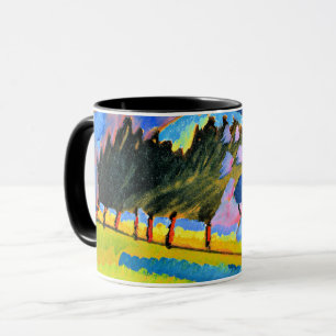 Kandinsky - Landschaft mit Hügeln Tasse