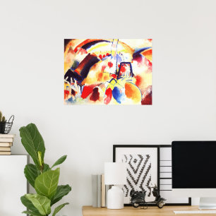 Kandinsky - Landschaft mit roten Flecken Poster