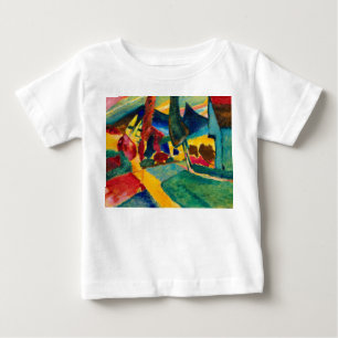 Kandinsky Landschaft mit zwei Poplars Baby T-shirt