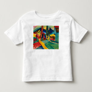 Kandinsky Landschaft mit zwei Poplars Kleinkind T-shirt