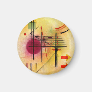 Kandinsky - Lebendige, beliebte abstrakte Malerei Magnet