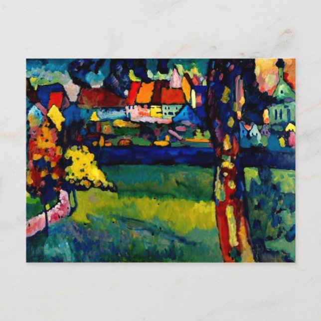 Kandinsky - Lebensbaum exportiert Postkarte (Vorderseite)